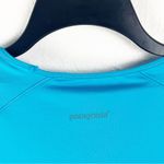 Patagonia Teal Long Sleeves Lightweight Base Layer Top, Size Large Photo 3