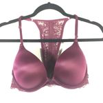 Victoria's Secret Victoria’s Secret Bombshell Rhinestone Lace Halter Bra Front Clasp 34C Photo 8