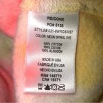 RE/DONE Hanes ReDone Neon Spiral Dye Raglan Crewneck XS NWT Photo 4