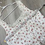 Forever 21 Top floral lace corset lace up womens White (size 1x) cottagecore Photo 2