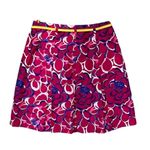 Lilly Pulitzer Festivas Pink Purple Floral Silk Cotton Blend Mini Skirt 2 Photo 1