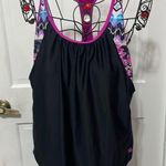 ZeroXposur 🧘‍♀️🧘‍♀️🧘‍♀️3 for 12$🧘‍♀️🧘‍♀️🧘‍♀️Women's Black and Purple Athletic Tank/Swim Top Photo 0