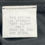 Johnny Was JW Los Angeles Black Cotton Dress Pants Slight Flare Trousers Size 6 Photo 6