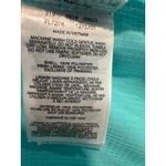 Columbia  Lightweight Hiking Shirt Women’s M Zip Pockets Roll Tab Sleeve Teal Photo 3