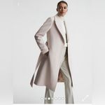 Reiss New Tor Belted Wool Blend Coat Peacoat Trench Coat Sz 4 $625 Photo 5