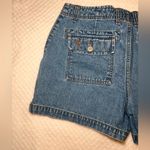 Faded Glory  Blue Jean Shorts with Colorful Accents Photo 3