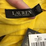 Ralph Lauren Lauren Womens Sleeveless Tie-Front Midi Dress Yellow Size 4 Photo 4