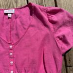 pretty pink short sleeve ingrid+isabel dress with cinched waist Size L Photo 1