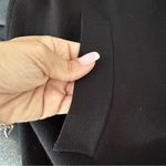 SOIA & KYO Black Slouch Coat Midweight Drape Jacket Size M Photo 12