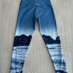 Aerie Seaside Ocean Mountain High Rise Waist Leggings Size M Photo 3