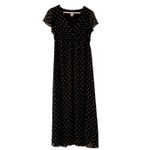 A New Day  NWT polka dot chiffon ruffle sleeve maxi dress small Photo 11