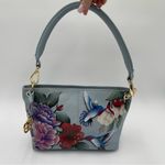 Anuschka  “Garden Jewels” Hand Painted Shoulder Bag Medium Handbag Purse New Photo 3