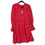 Tuckernuck Pomander Place Hot Pink Ikat Kenzo Mini Dress Size Small Photo 2