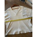 Free People  Callisto Henley Baby Blue Waffle Knit Oversized Women’s size XS Photo 9