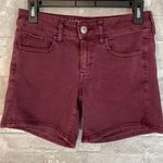 American Eagle Purple Midi Shorts Photo 0