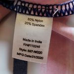 CABANA LIFE SLEEVELESS SHIFT DRESS UPF 50+ ORANGE BLUE GEO PRINT MEDIUM Photo 10