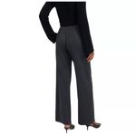 Theory NWT Wide Pant Black Multi Hounds Knit Trouser Size 10 Photo 1