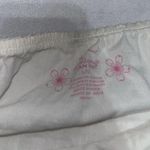 Arizona Jeans Y2K Vintage Low Rise L White Sequin Embellished Knee Length‎ Skirt Photo 6