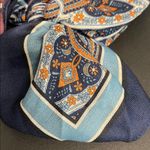 Sunday State | Vintage Paisley Reversible Scarf Blue Photo 5