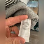 J.Crew  Turtleneck Sweatshirt Sweater Zig Zag Pattern White Black Size S Photo 5