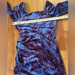 Wild Fable NWT Wild FableSz L Velour -marble ruched mini bodycon dress Photo 3