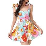 Show Me Your Mumu Claire Mini Dress I Flower Market Size Medium NWT Photo 4
