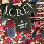 J.Crew  Afternoon Linen Dress Berry Floral‎ Pink Size Small Photo 7