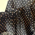 ASOS NWT  Navy Polka Dot Cotton Sundress‎ Size 8 Photo 4