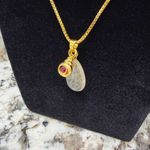 J.Crew Crystal & Stone gold tone necklaces set Photo 2