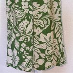 Umgee Tropical Floral Print Green Size Large Wide Leg Flare Flowy Pants NWT Photo 3