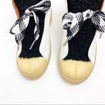 Coach Leather Colorblock High-Top Platform Wedge Shearling Boot Sneakers Size 6 Photo 8