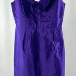 Lula Kate Silk Ruffle Formal Dress in Purple‎ Size 10 Purple Photo 0