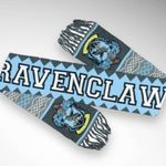 Harry Potter Ravenclaw Winter Jacquard Scarf With Fringe | EUC Photo 1