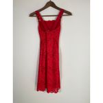 Hot as Hell Red Lace Bodycon Dress Size Small Photo 1