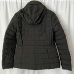 Ralph Lauren Lauren Black Quilted Puffy Hooded Long Sleeve Jacket Coat **Sz M** Photo 1