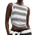 Free People Movement NWT Free People FP Movement Sport Mode Print Muscle Top, Black Combo | Medium Photo 0