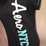 Aeropostale Black V-Neck Aero NYC Shirt Photo 2
