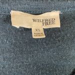 Wilfred Aritzia  Free Women Crop Top XS Green Sheer Stretch Soft Layer Streetwear Photo 2