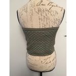 Aerie ‎ Olive Green Knit Crochet Strapless Tube Top Summer Festival Large L Photo 1