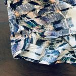 Intermix  Women's Aztec Geo Watercolor Print 100% Silk Dress Shorts | Size: M Photo 8