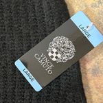 Vince Camuto women’s  black oversized sweater vest NWT Photo 6