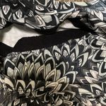 prAna  activewear floral black white gray woman dress size MEDIUM Photo 5