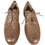 ATTILIO GIUSTI LEOMBRUNI AGL "JULIET" ROSE GOLD METALLIC LOAFERS (38) Pink Size 8 Photo 3