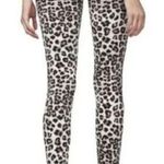 Good American Good Waist Crop Skinny Jeans In Snow Leopard Size 24 Photo 1
