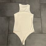 Abercrombie & Fitch  Tank Bodysuit in White Photo 3