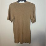 Cotton Citizen  tan short sleeve shirt dress size xs Photo 4
