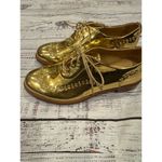 The Office of Angela Scott Mr Leopold gold patent leather Oxford 37.5/7.5 new wi Photo 5