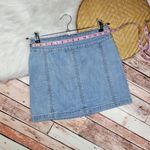 Free People ‎ Denim Mini Skirt Photo 2