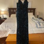 Prom Dress Black Size 2 Photo 2
