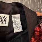 Chico's Vintage  Design Silk Blend Patchwork Floral Jacket Women's Size 1 Photo 8